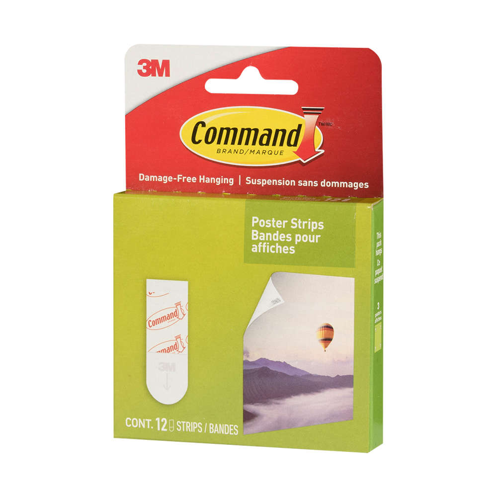 Bandes adhésives pour affiches Pqt/12