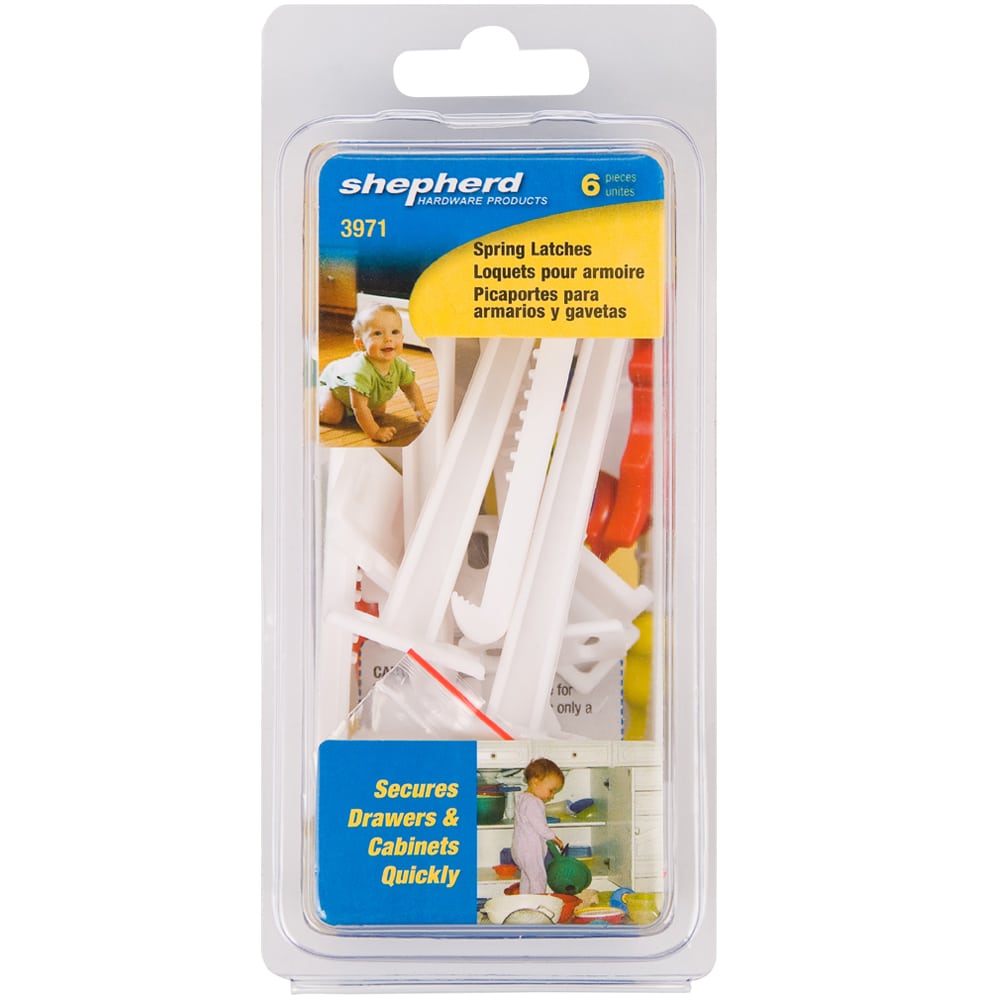Cabinet Spring Latches Pkg/6