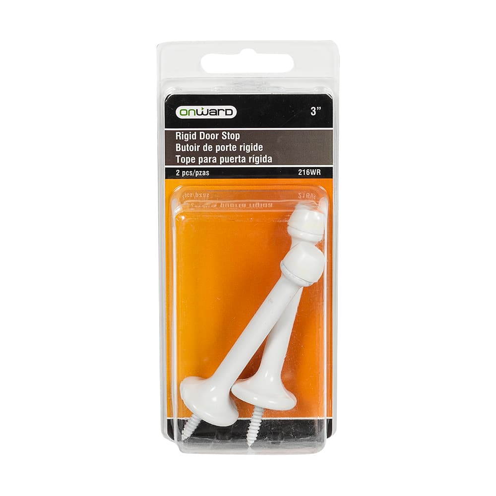 Butoir de porte rigide 3 po Pqt/2