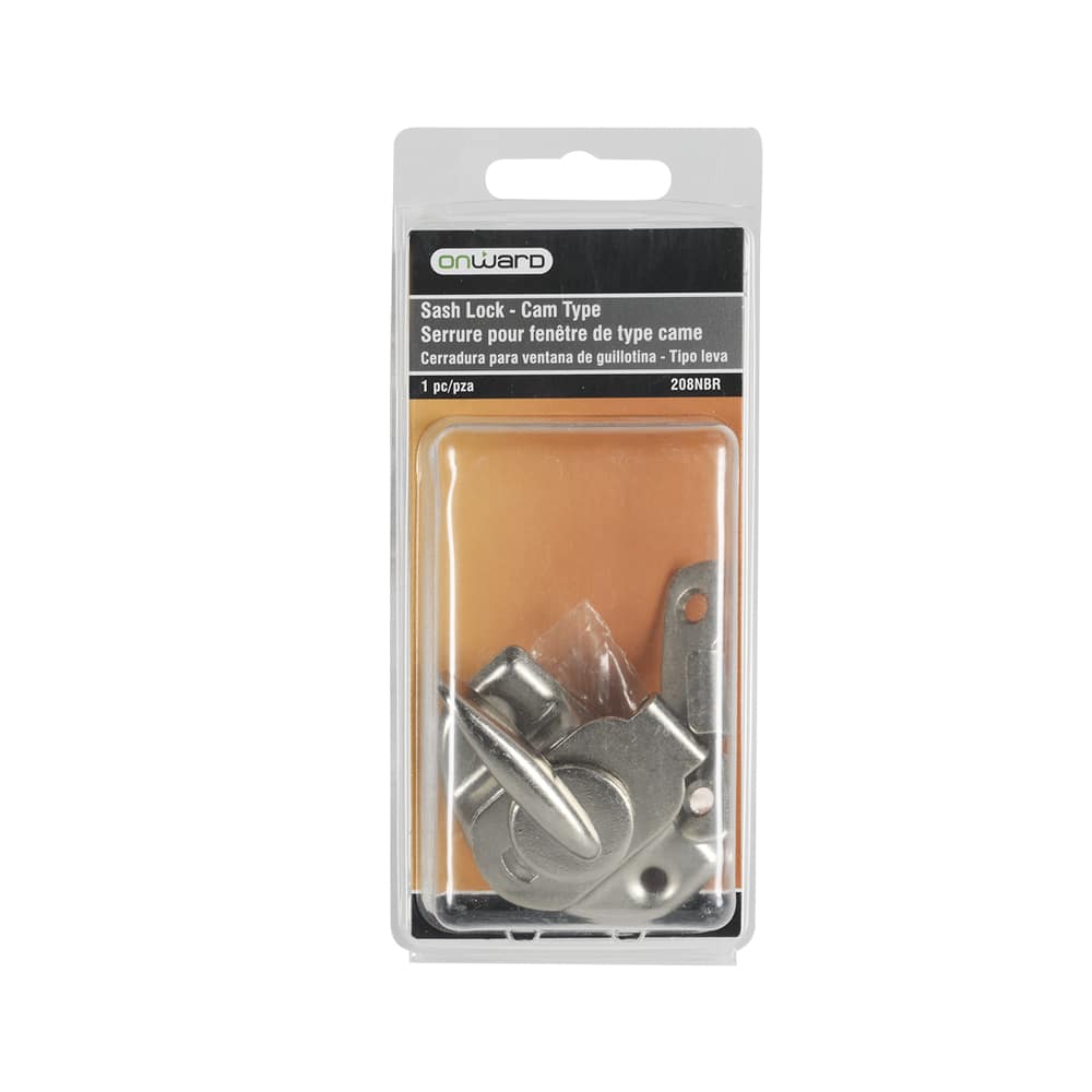 Serrure à came pour fenêtre à guillotine