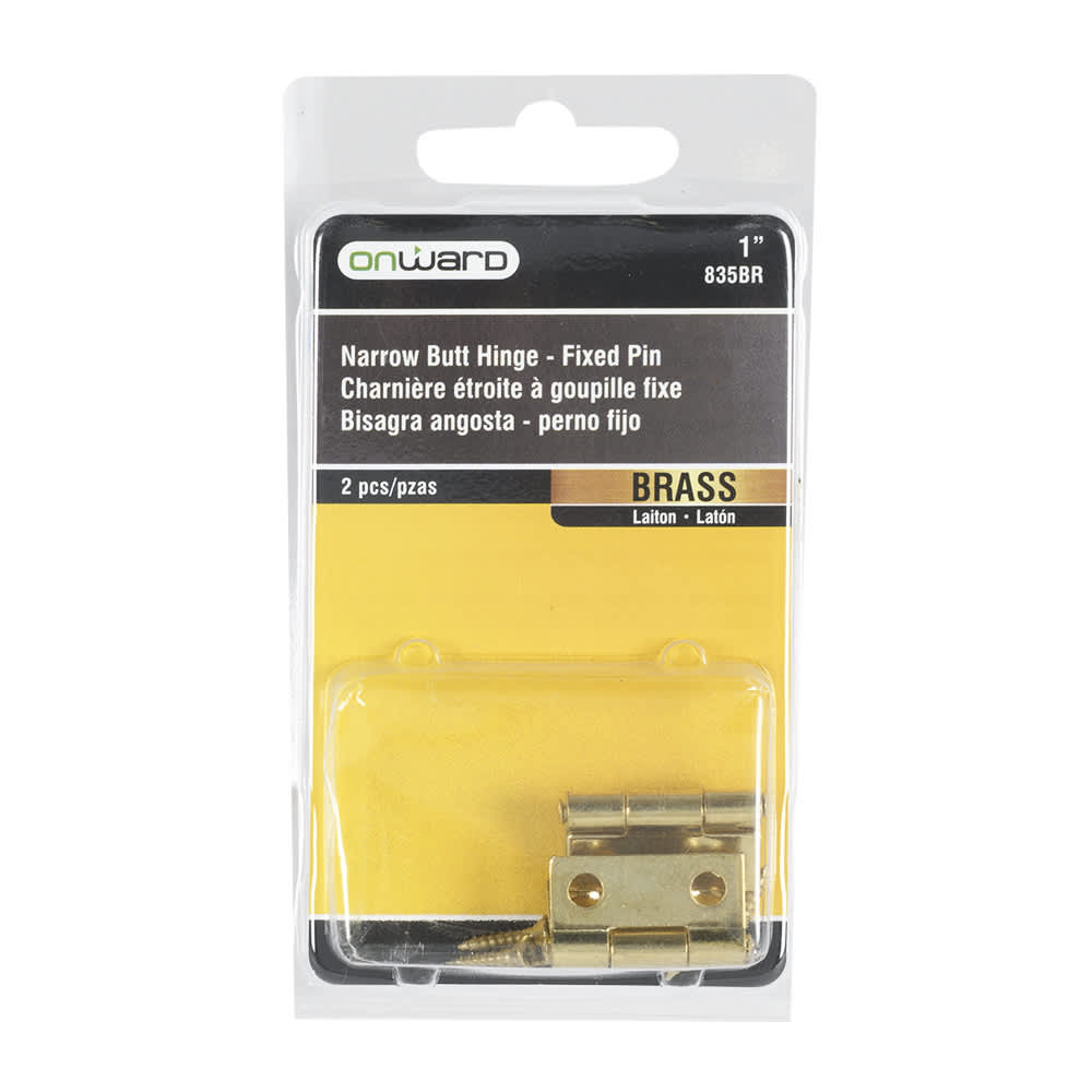 Pentures étroites 1 po Pqt/2