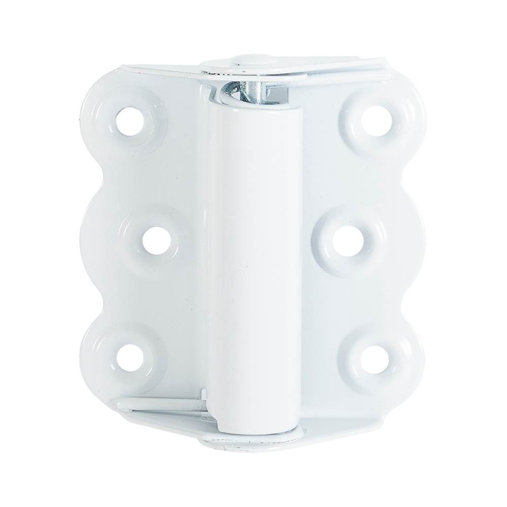 Pentures de porte à ressort blanches  3 po Pqt/2