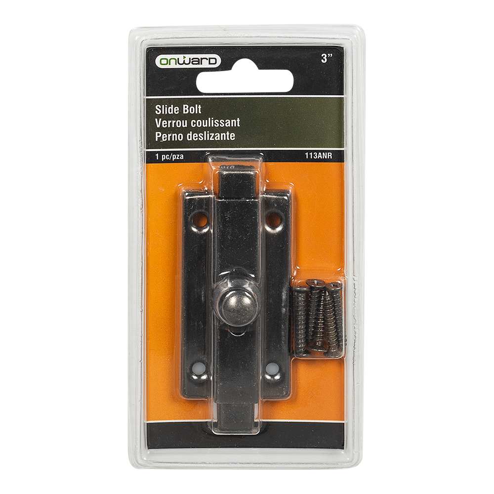 Verrou coulissant 3 po