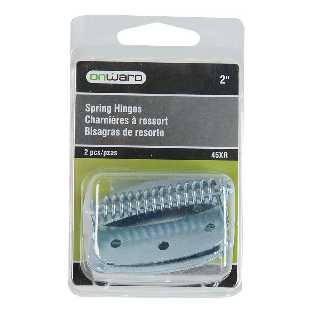 Spring Hinges, 2 in. Pkg/2