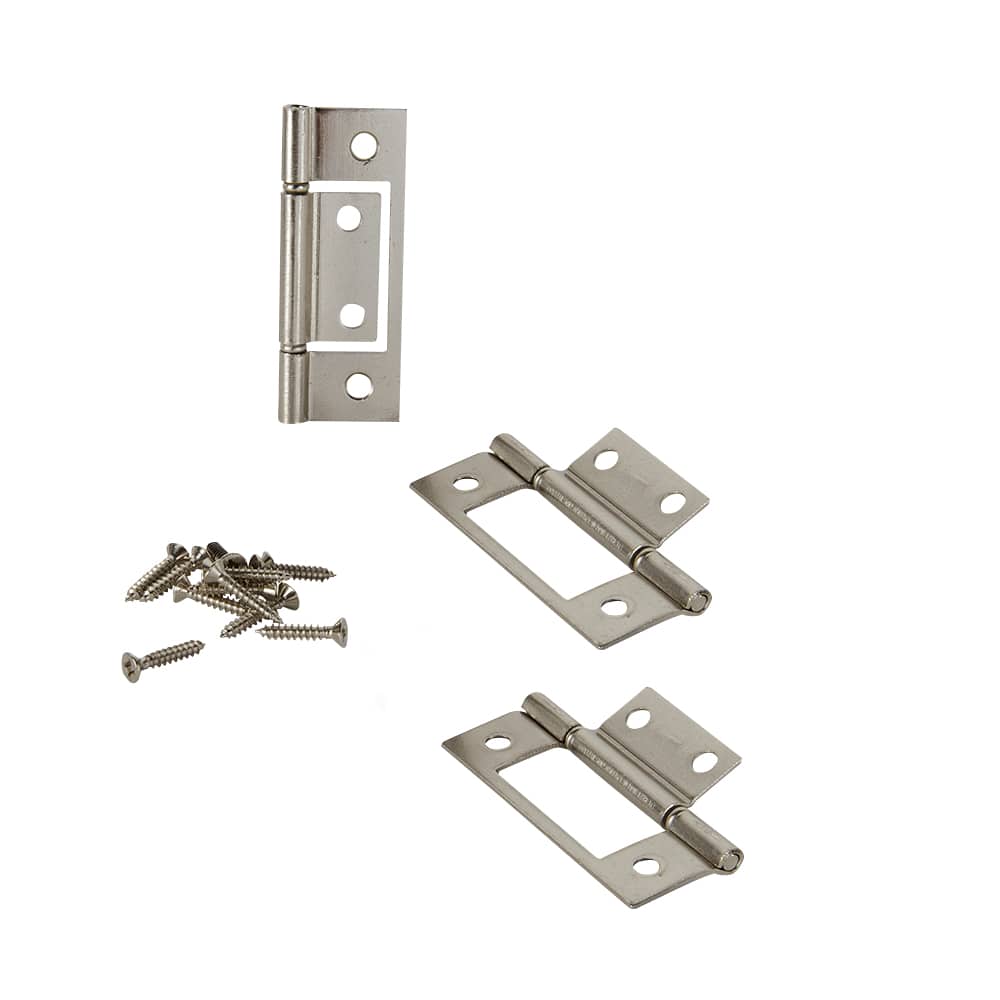 Non-Mortise Hinges, 3 in. Pkg/3