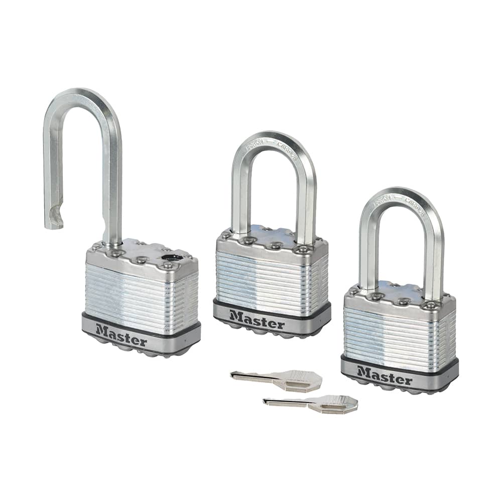 Cadenas à clé pour l'extérieur Magnum 1 1/2 po Pqt/3