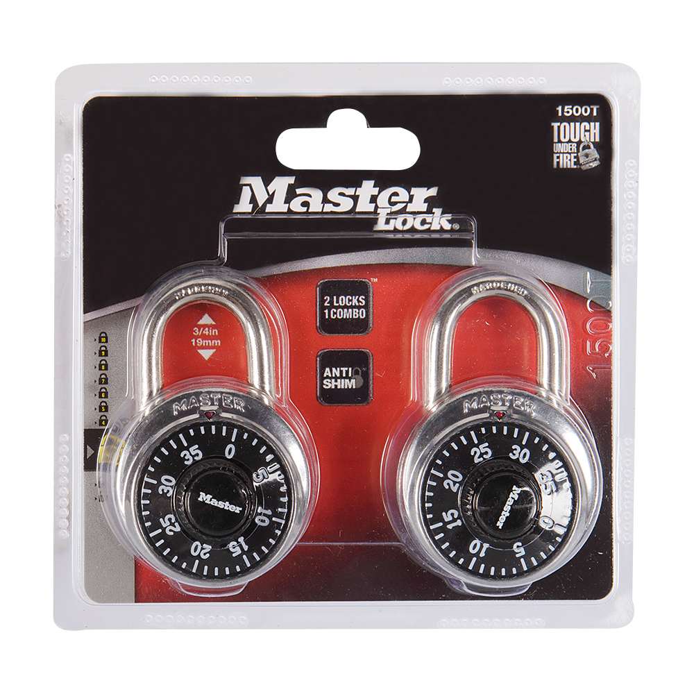 Cadenas à combinaison&nbsp;1 7/8 po Pqt/2