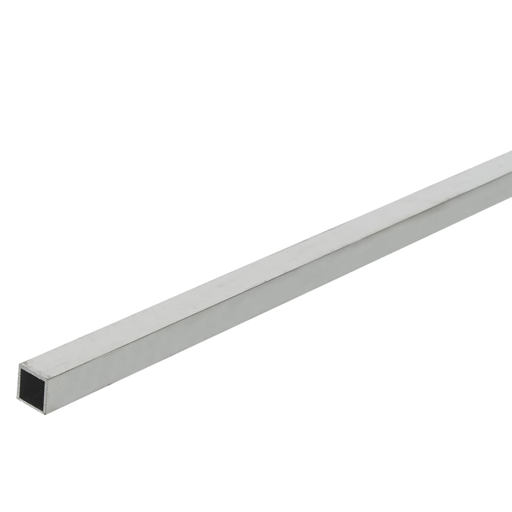 Tube carré en aluminium 3/4&nbsp;po&nbsp;x&nbsp;36&nbsp;po