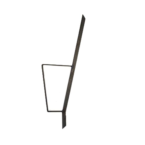 Support métallique pour banc de patio noir PYLEX