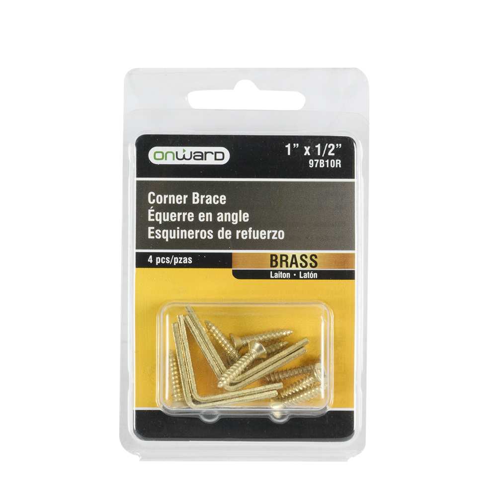 Équerres métalliques 1 po Pqt/4