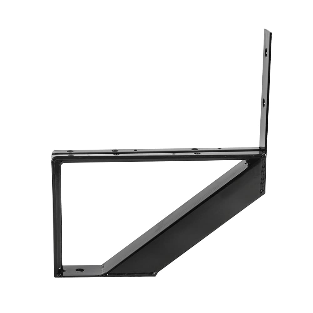 Limon d'escalier en acier noir 1&nbsp;marche PYLEX