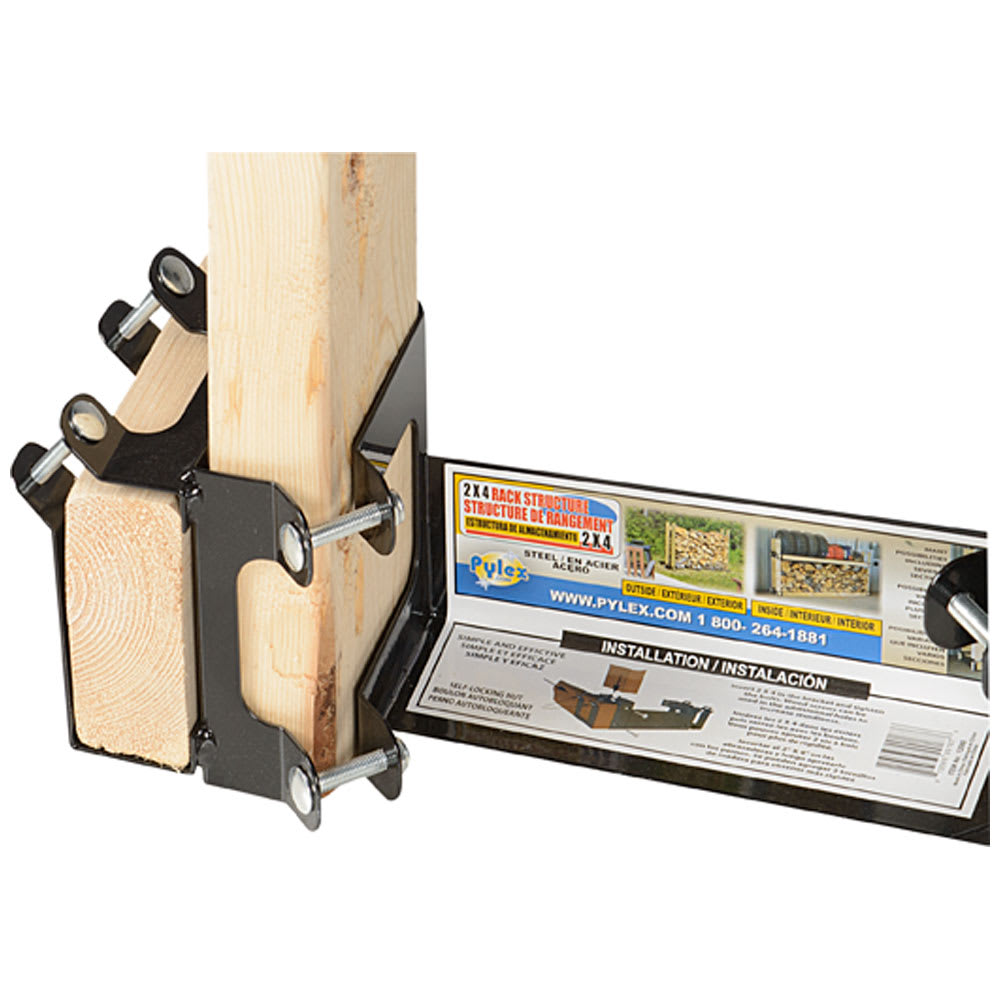 Structure de rangement 2x4 & range-bûches PYLEX