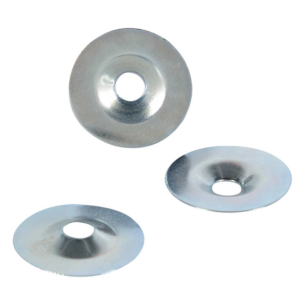 Rondelles en acier pour panneaux isolants Pqt/100