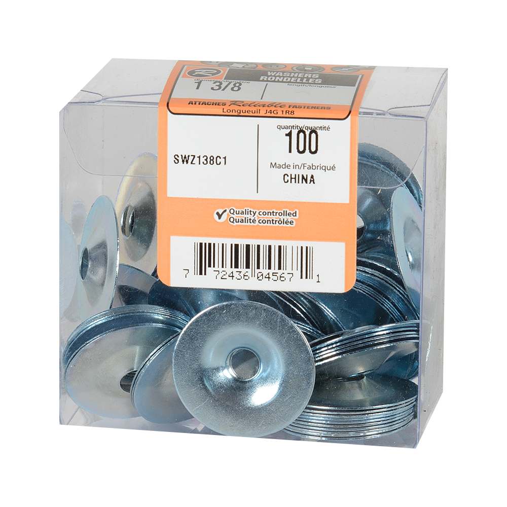 Rondelles en acier pour panneaux isolants Pqt/100
