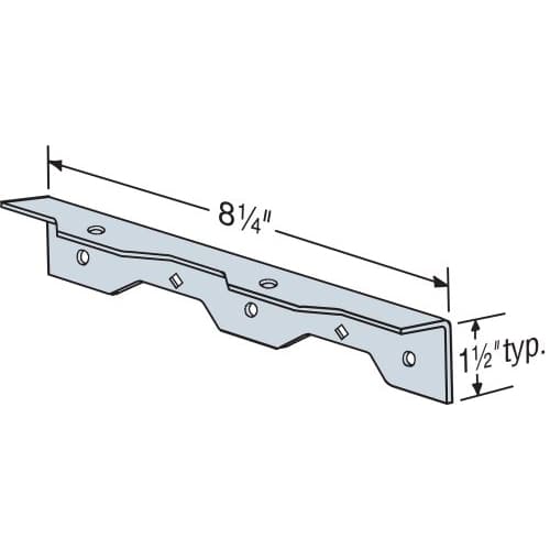Équerre pour marches ZMAX 1 1/2 po x 8 1/4 po