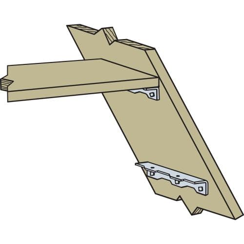 Équerre pour marches ZMAX 1 1/2 po x 8 1/4 po