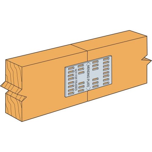 Plaque d'assemblage cloutée 2 po x 4 po