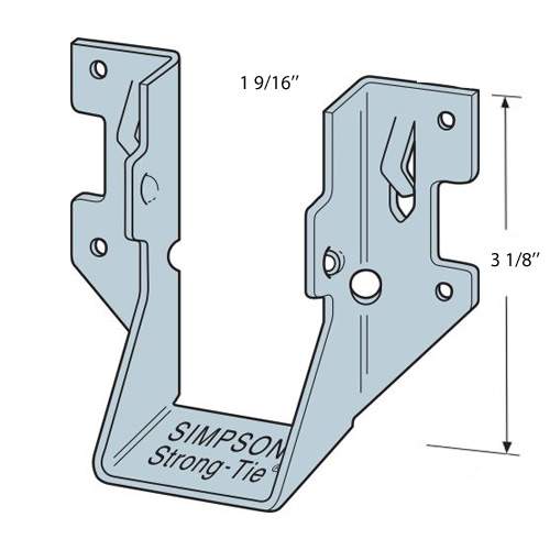 Étrier à clôture ZMAX 2 po x 4 po (série LUS24Z)