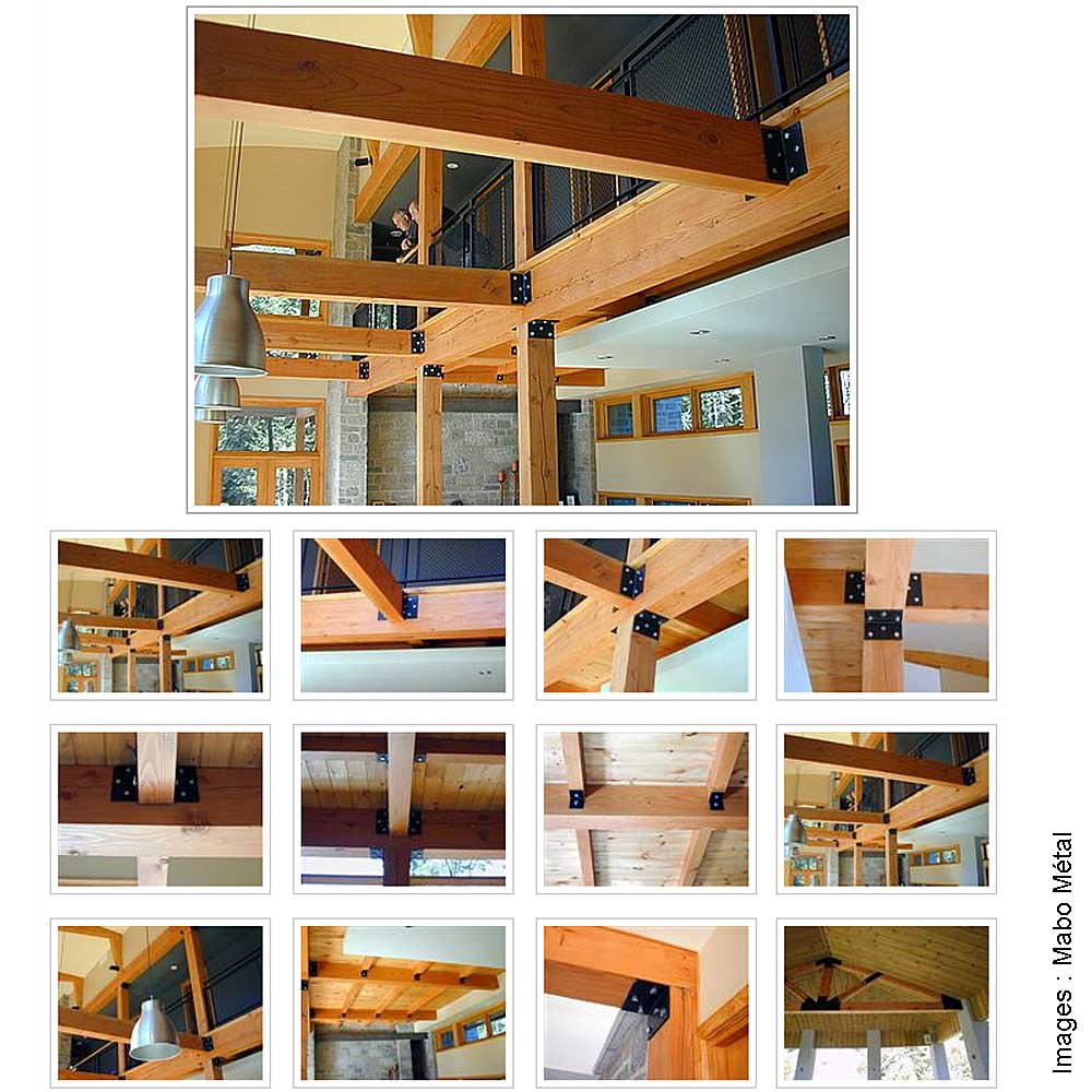 Support de tablettes (n° 5513) 5 po x 5&nbsp;po&nbsp;x 1 1/2 po x 1/4 po