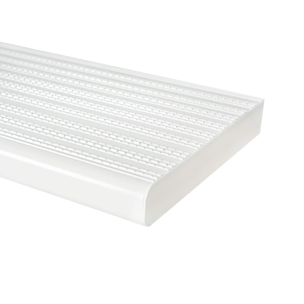 PYLEX White Aluminum Stair Step 36 in Collection 10.