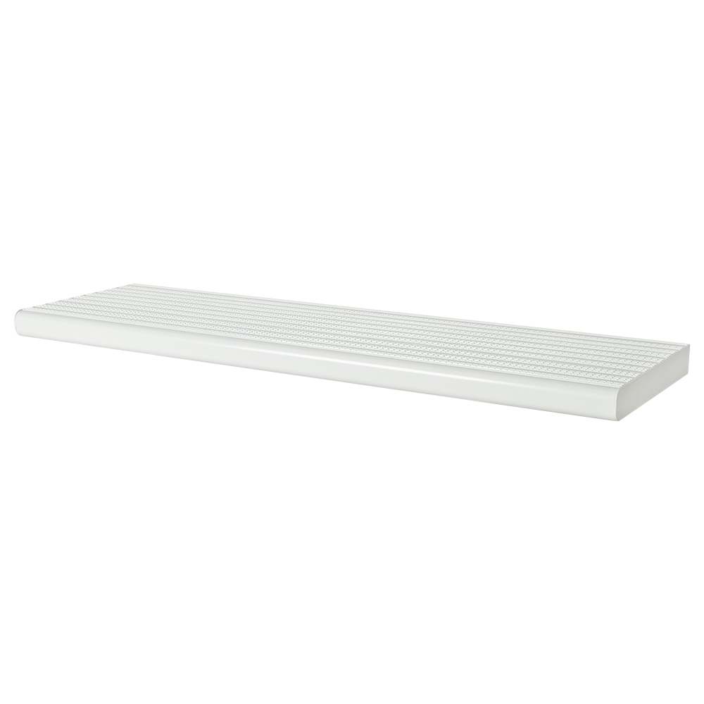 Marche en aluminium blanc 36&nbsp;po&nbsp;x&nbsp;9&nbsp;3/4&nbsp;po Collection&nbsp;10. PYLEX
