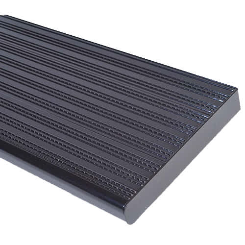 Marche en aluminium noir 60&nbsp;po Collection 10. PYLEX