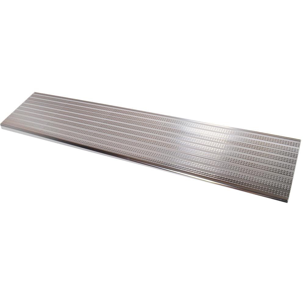 Marche en aluminium anodisé 60&nbsp;po&nbsp;x&nbsp;9&nbsp;3/4&nbsp;po Collection 10. PYLEX