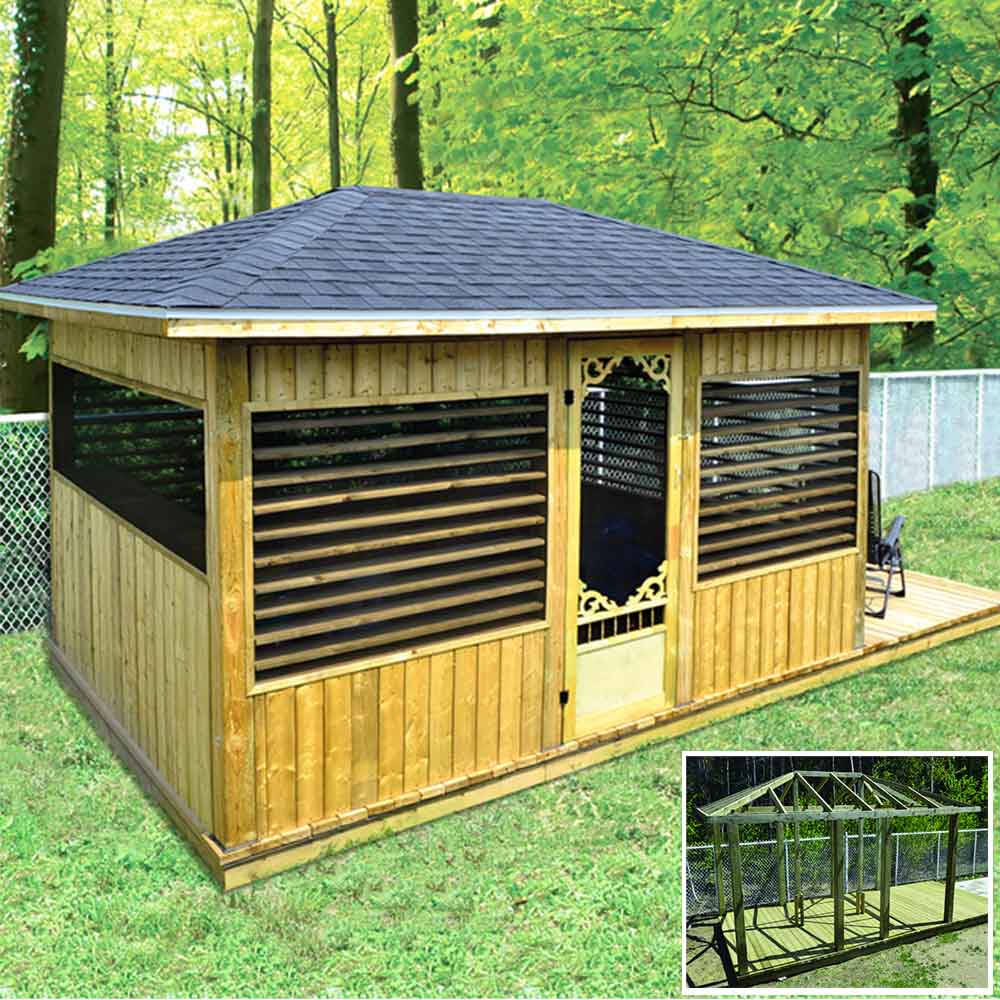 Supports d'assemblage pour toiture d'abri soleil PYLEX