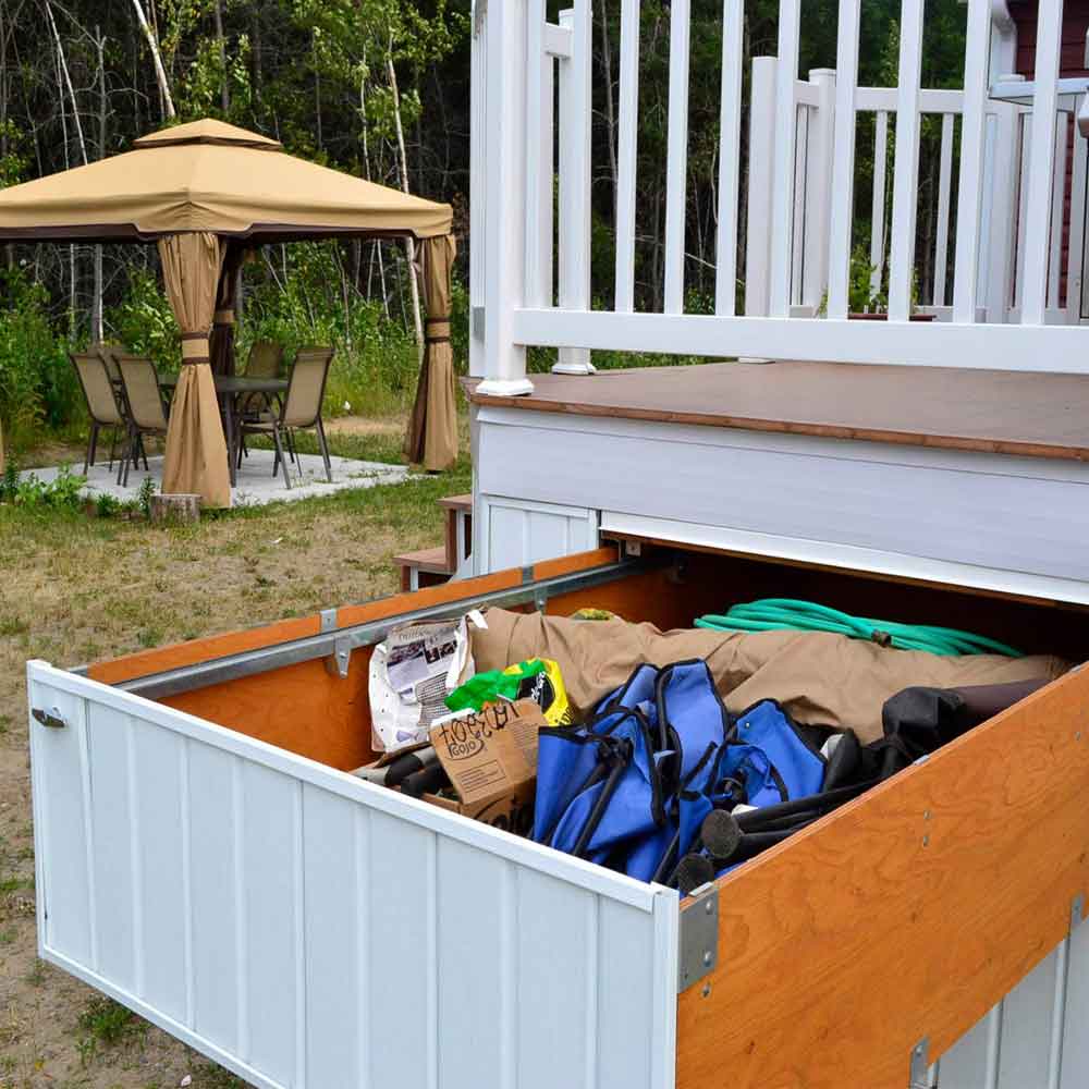 Tiroir de rangement pour patio PYLEX