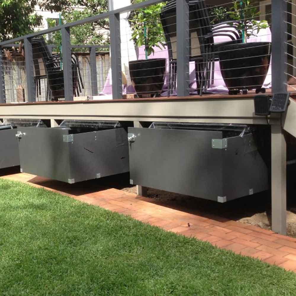 Tiroir de rangement pour patio PYLEX