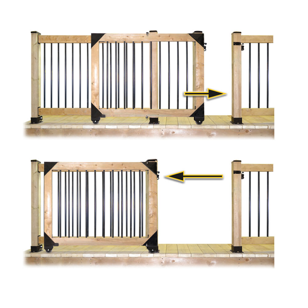 Ensemble de quincaillerie pour barrière coulissante PYLEX