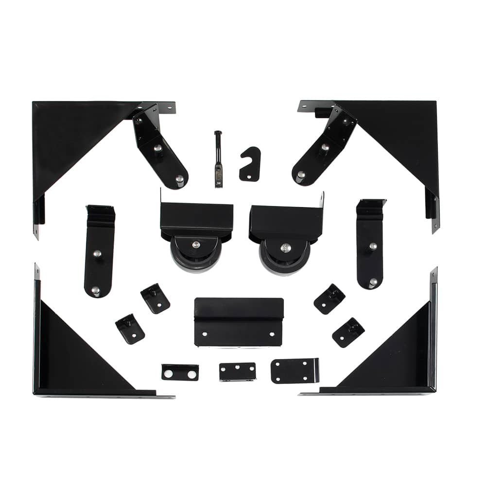 Ensemble de quincaillerie pour barrière coulissante PYLEX