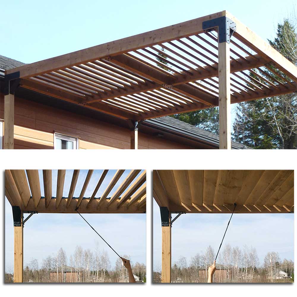 PYLEX Pergola Shutters Hardware Kit