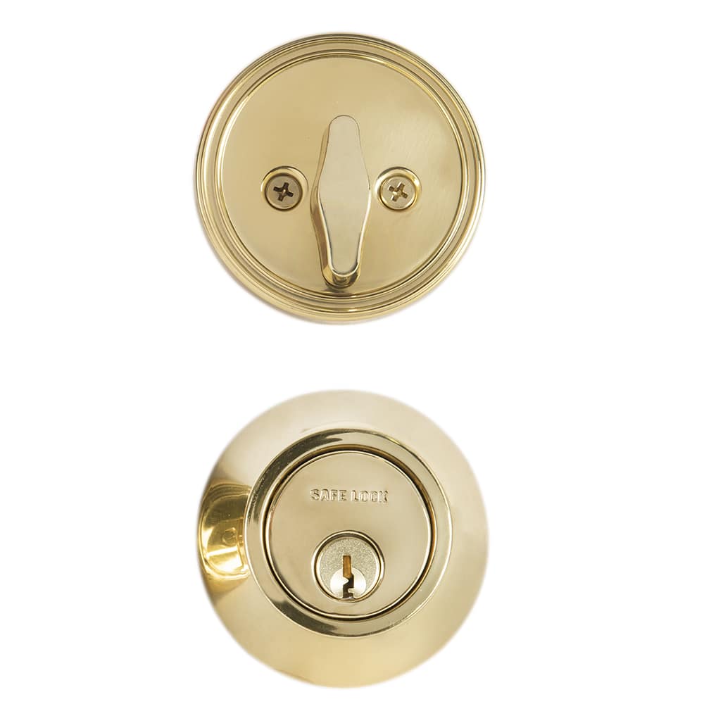 Serrure à pêne dormant simple laiton