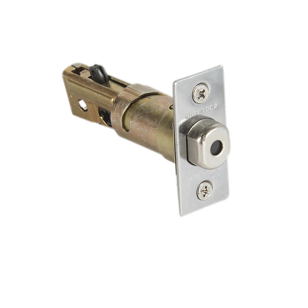 Serrure à pêne dormant simple chrome satiné