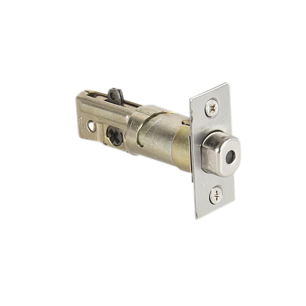 Serrure à pêne dormant simple nickel satiné