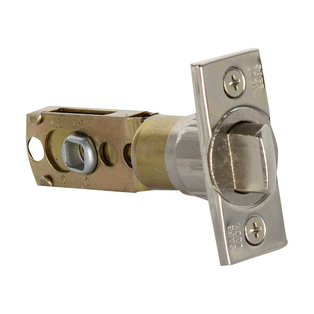 Poignée de porte de passage bec-de-cane Grapevine nickel satiné