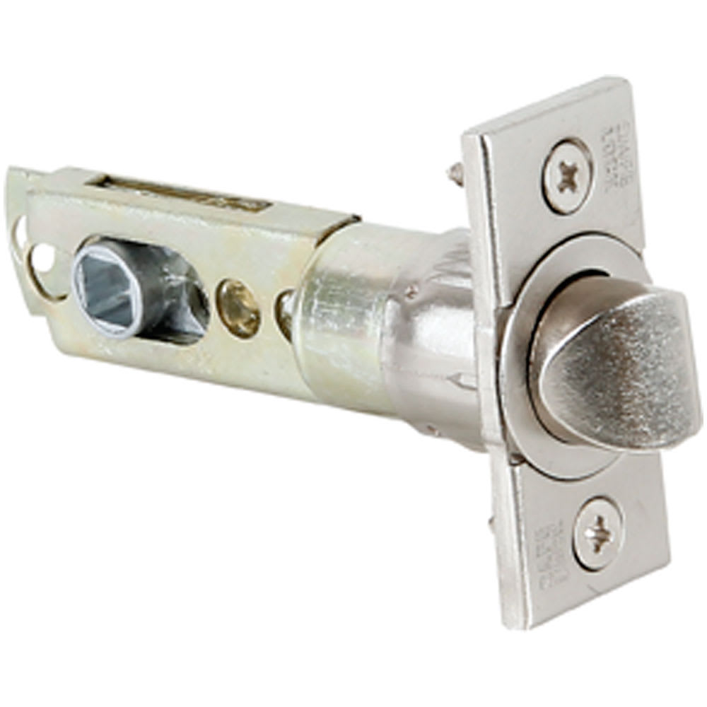 Poignée de porte de salle de bains bec-de-cane  Grapevine nickel satiné