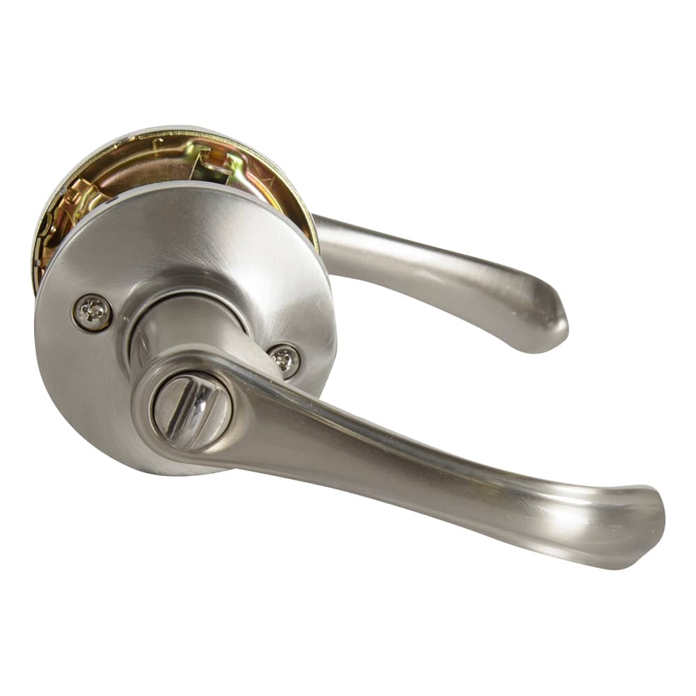 WEISER Grapevine Keyed Entry Door Handle Satin Nickel