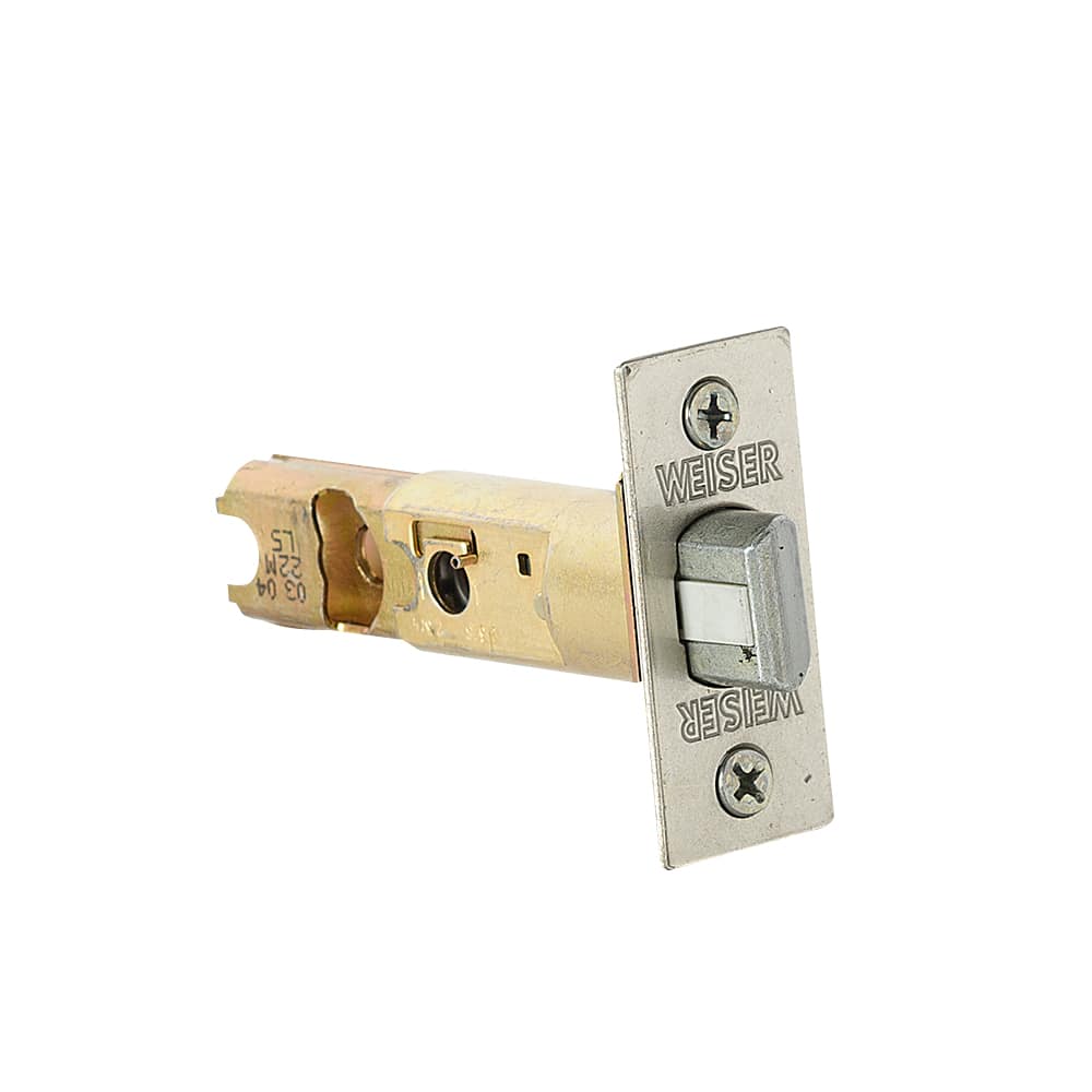 Poignée de porte de salle de bains Fairfax nickel satiné