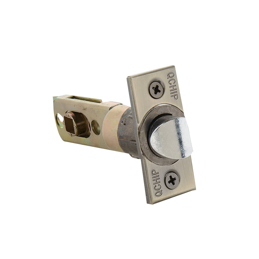 Poignée de porte de salle de bains bec-de-cane Wave laiton antique