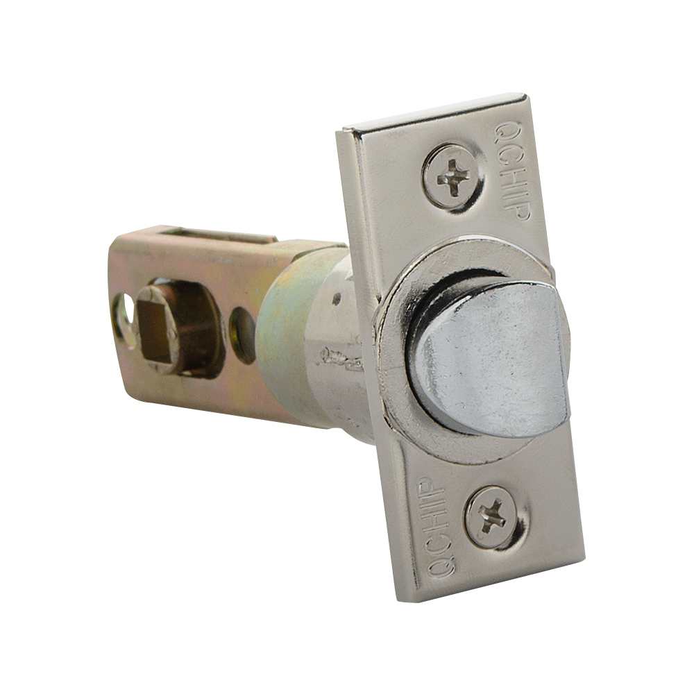 Poignée de porte de salle de bains bec-de-cane  Classic nickel satiné