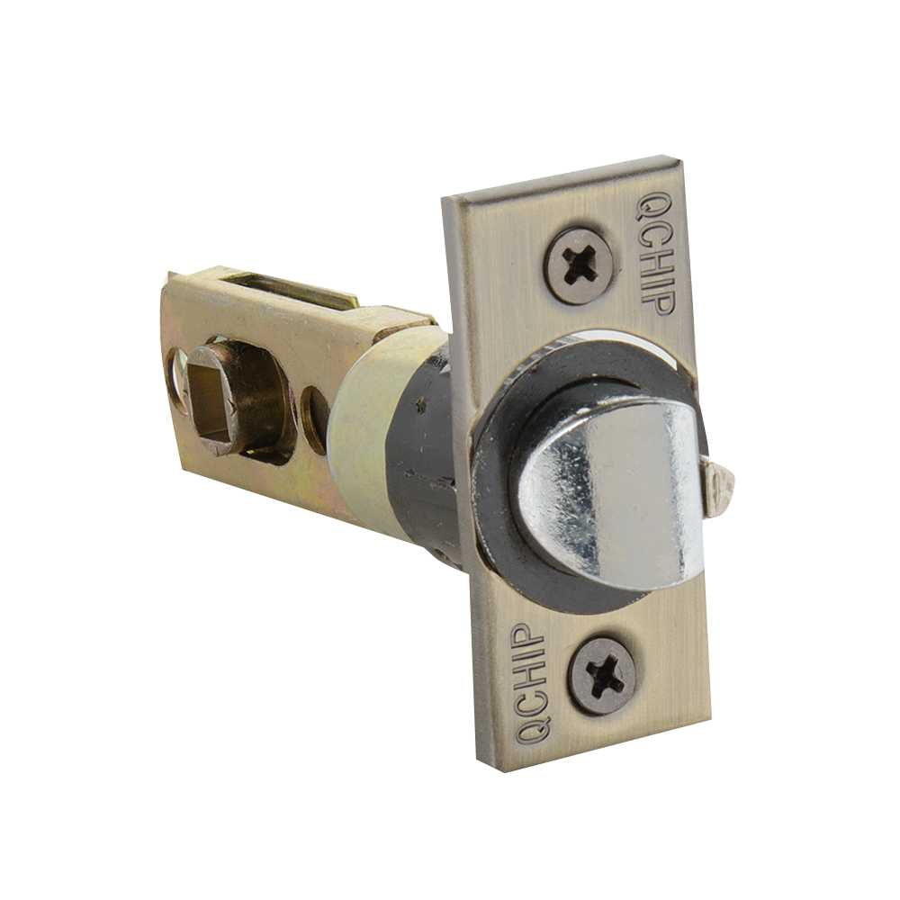 Poignée de porte d'entrée à clé bec-de-cane Classic laiton antique