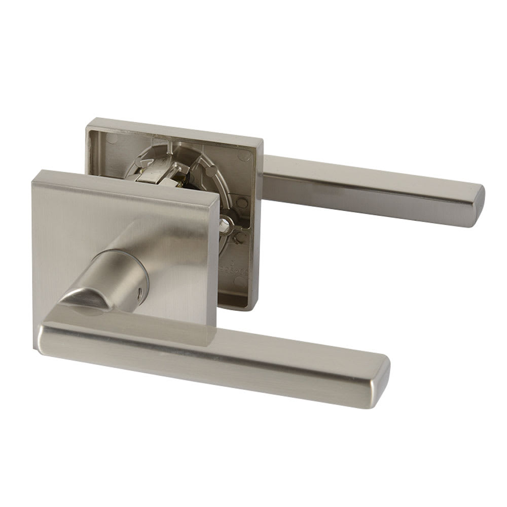 Halifax Passage Door Handle Satin Nickel