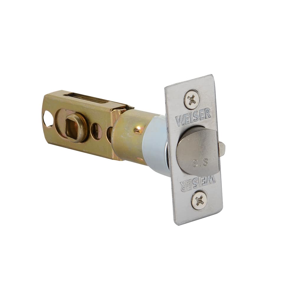 Poignée de porte d'entrée à clé bec-de-cane Halifax nickel satiné