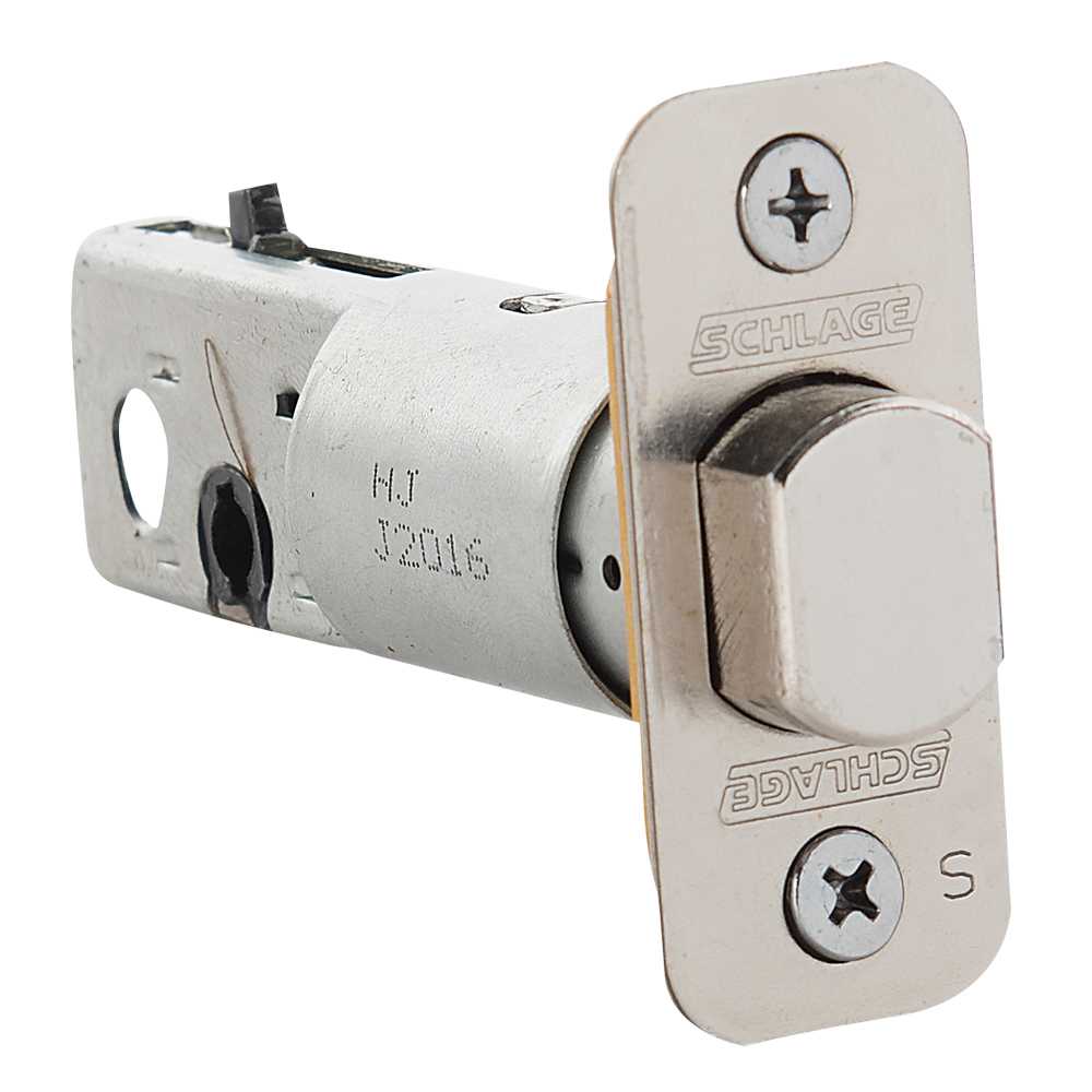 Serrure de porte d'entrée électronique à clavier numérique et poignée bec-de-cane Century nickel satiné