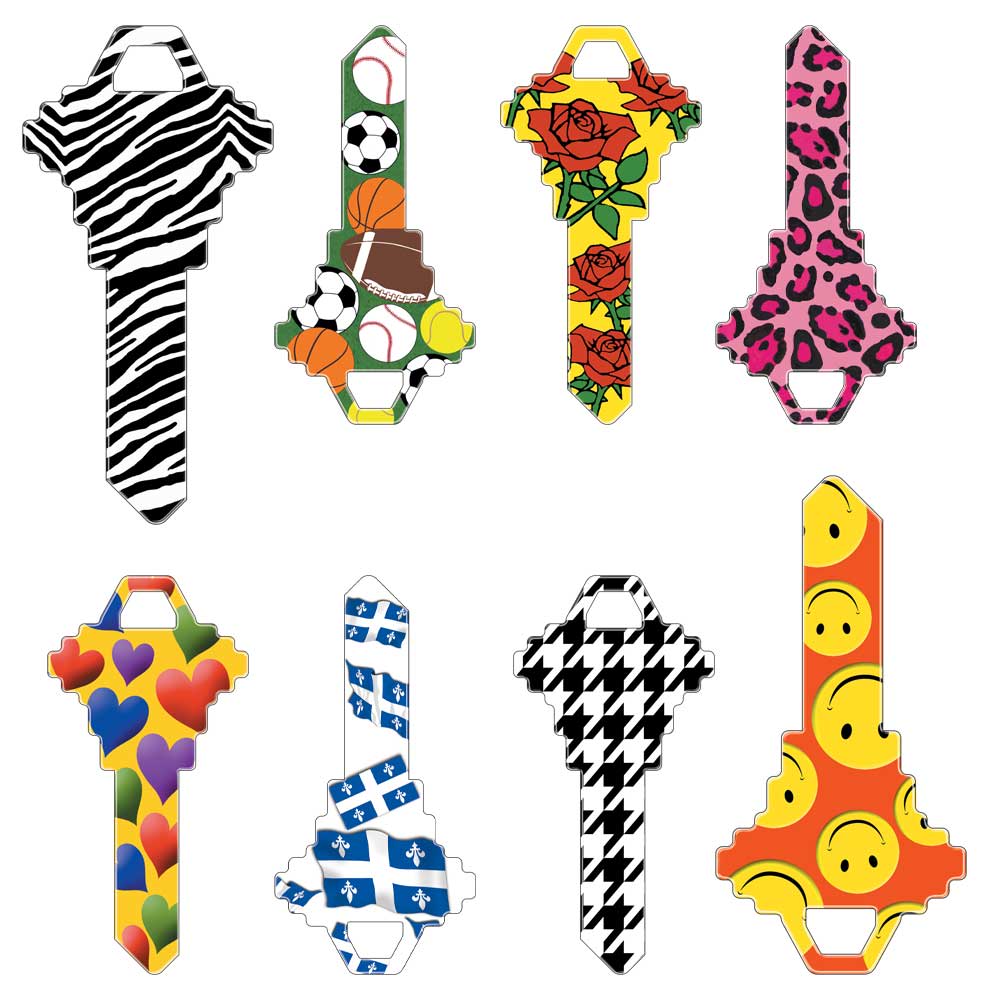 Clés à motifs Schlage