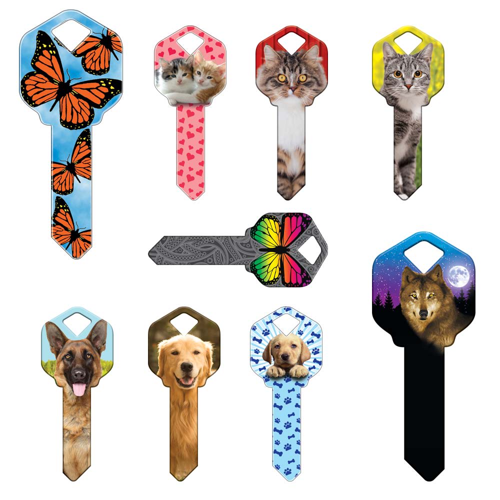 Clés à motifs kwikset