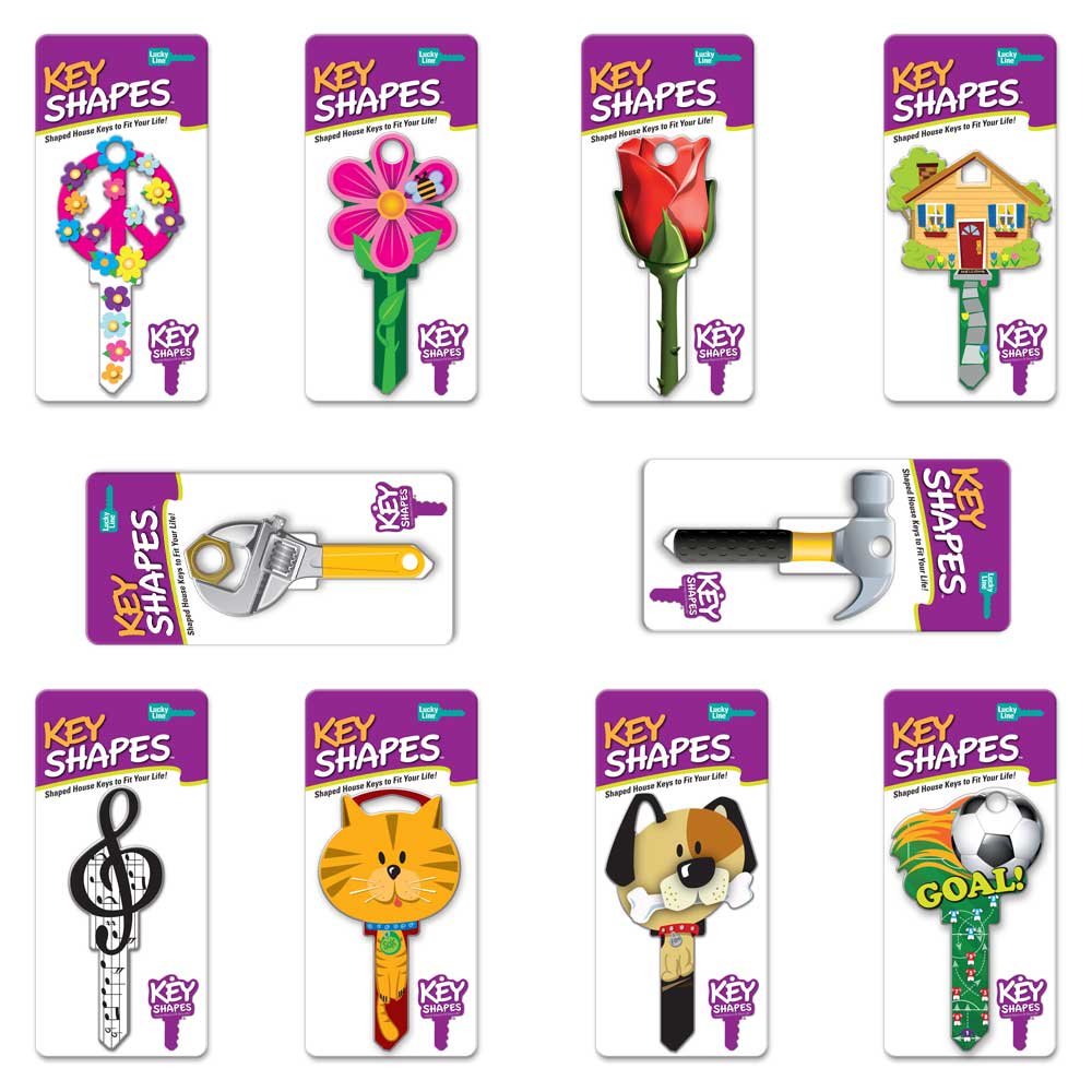 Clés à motifs Funky Kwikset - Weiser