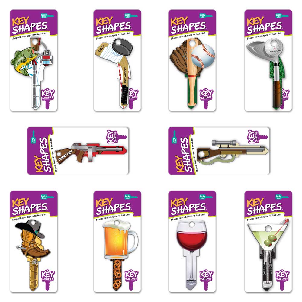 Clés à motifs Funky Kwikset - Weiser